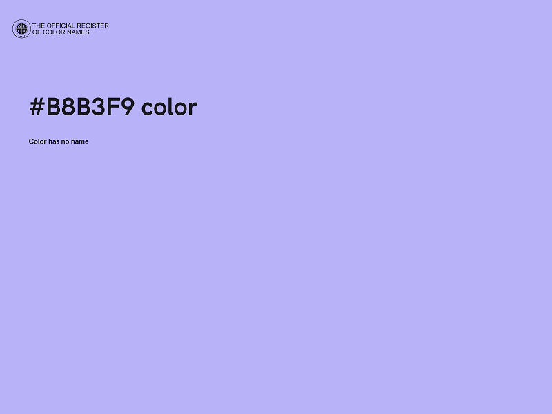 #B8B3F9 color image