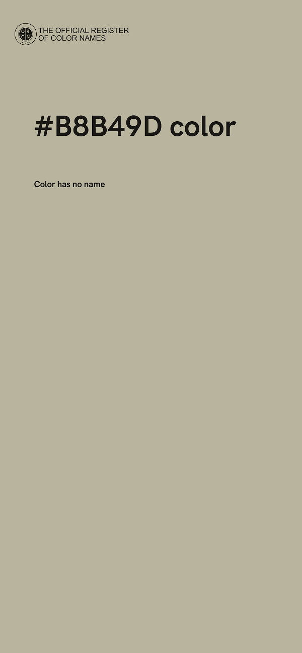 #B8B49D color image