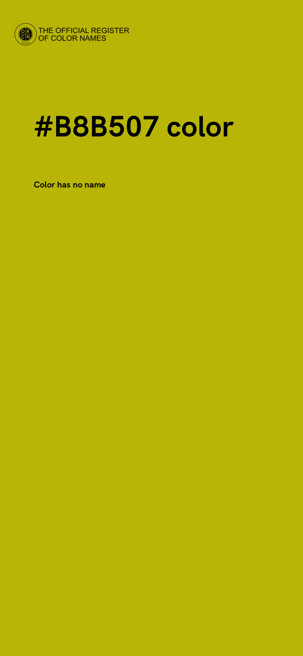 #B8B507 color image