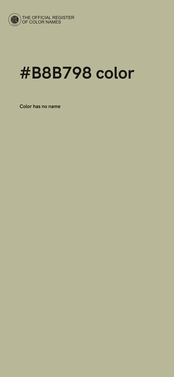 #B8B798 color image