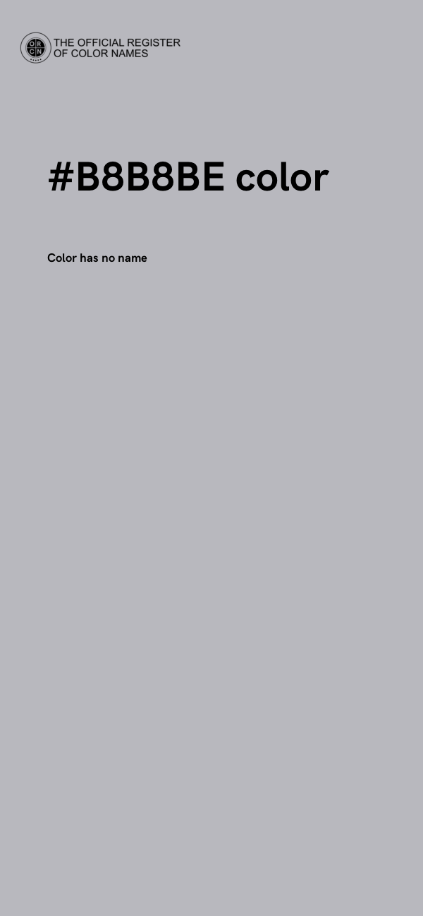 #B8B8BE color image