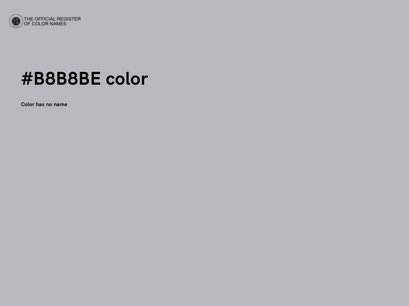 #B8B8BE color image