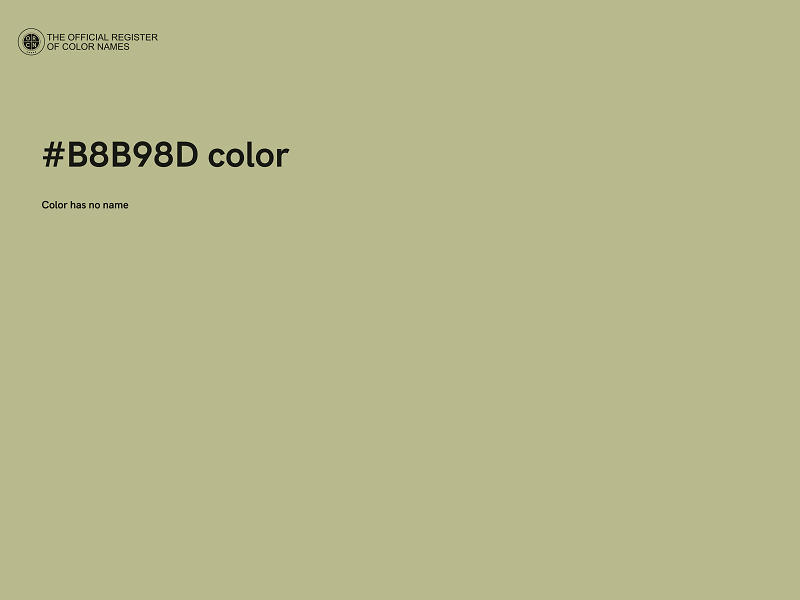 #B8B98D color image