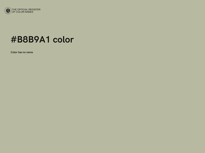 #B8B9A1 color image