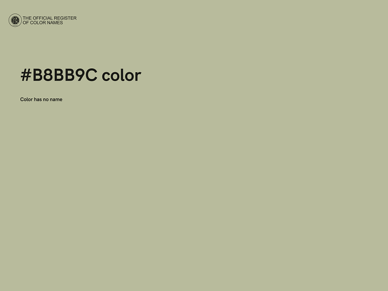 #B8BB9C color image