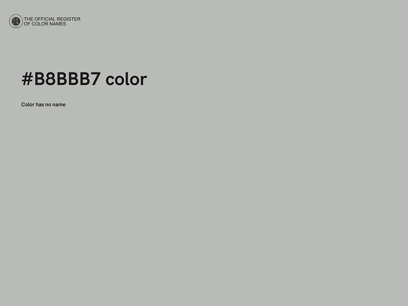 #B8BBB7 color image
