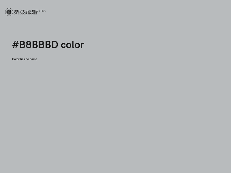 #B8BBBD color image