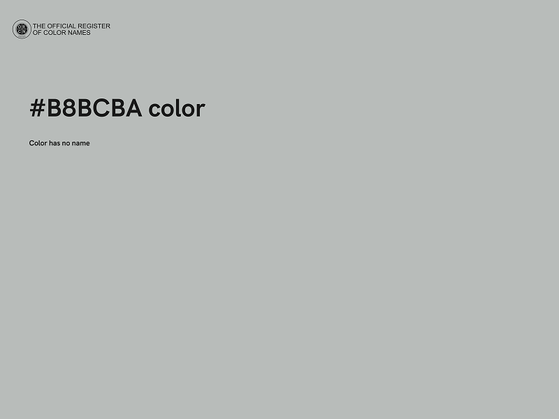 #B8BCBA color image