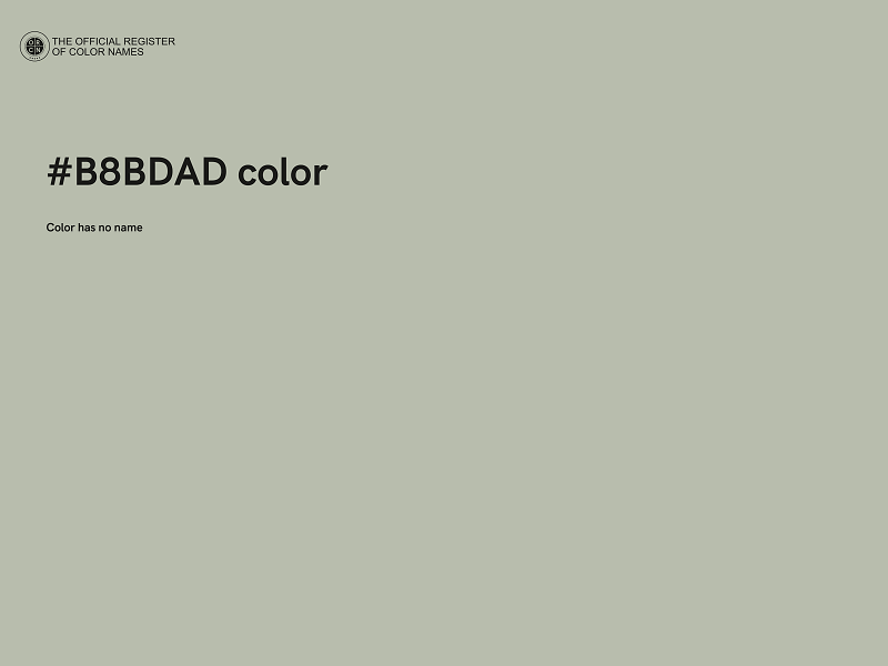 #B8BDAD color image
