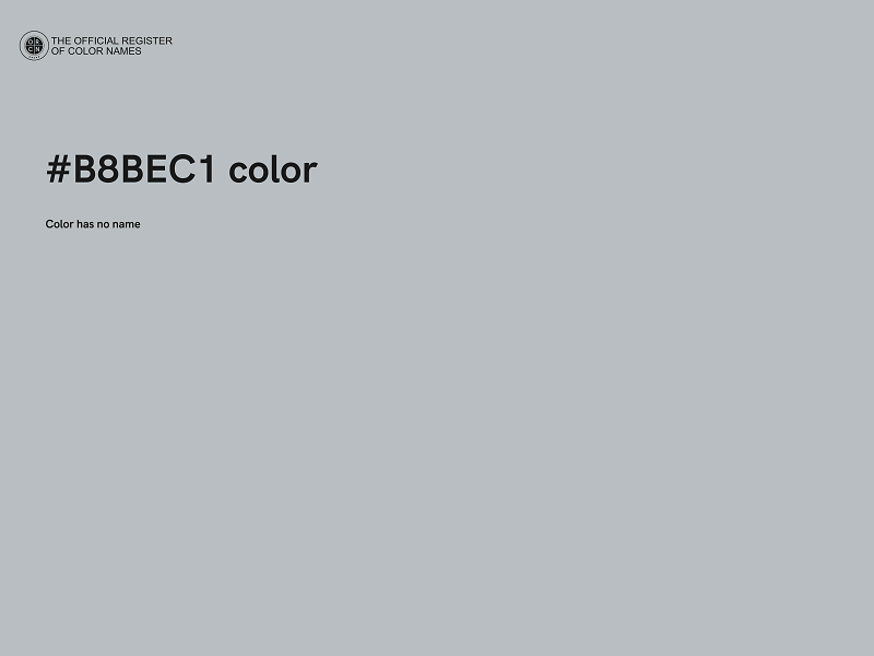 #B8BEC1 color image
