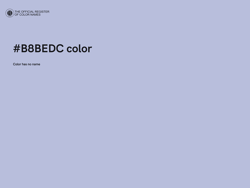 #B8BEDC color image