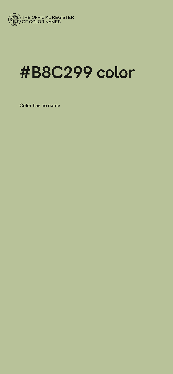 #B8C299 color image