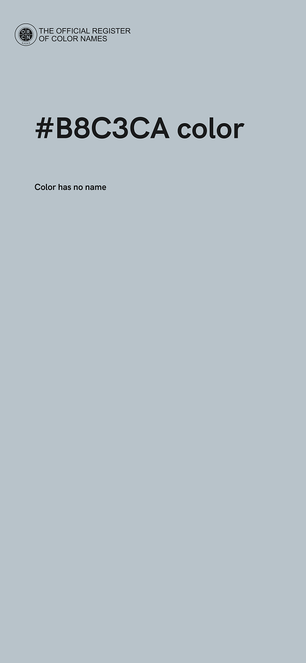 #B8C3CA color image
