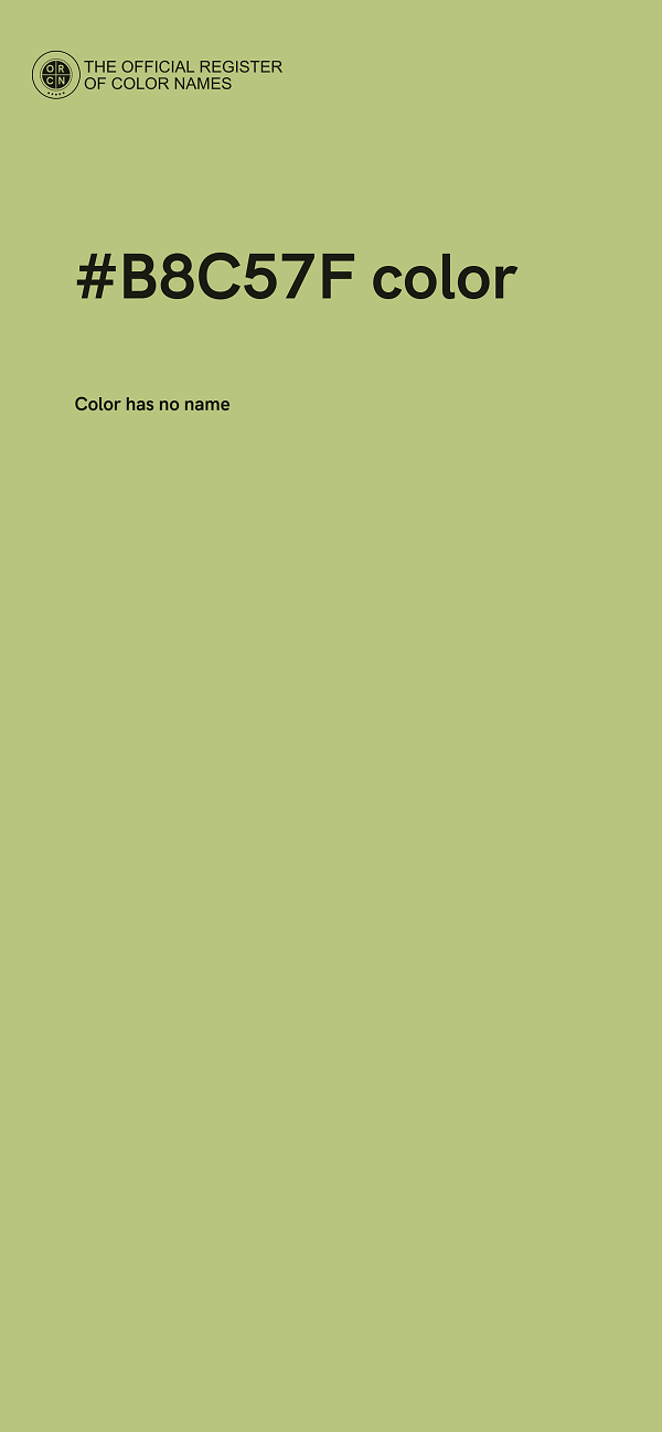#B8C57F color image