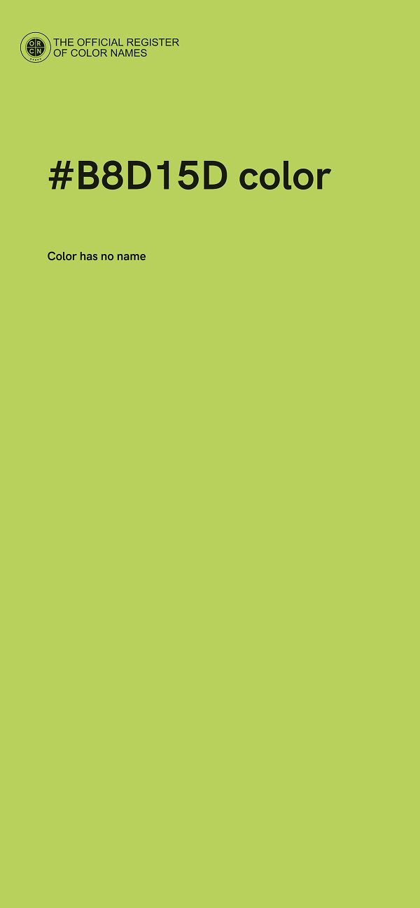 #B8D15D color image