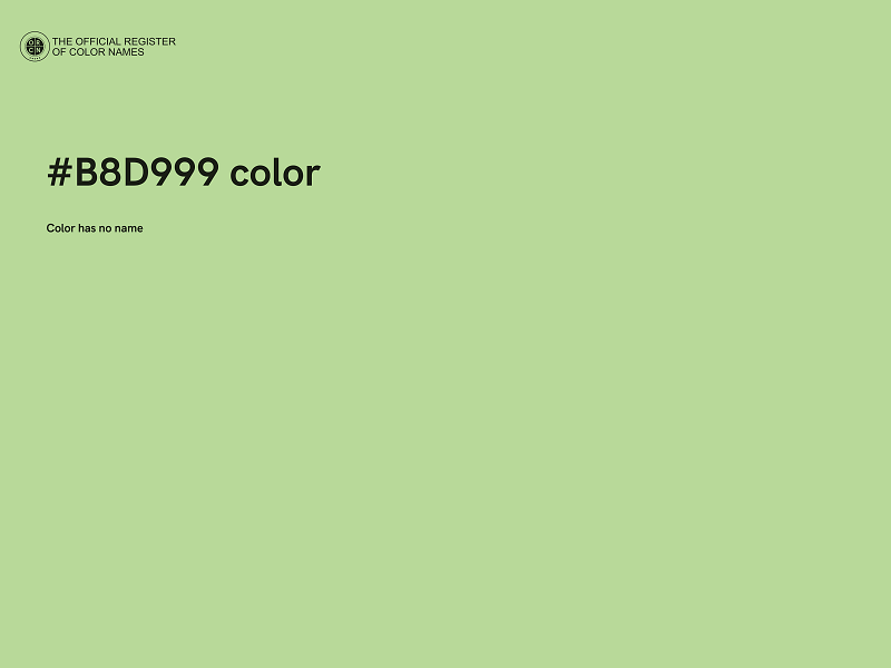 #B8D999 color image