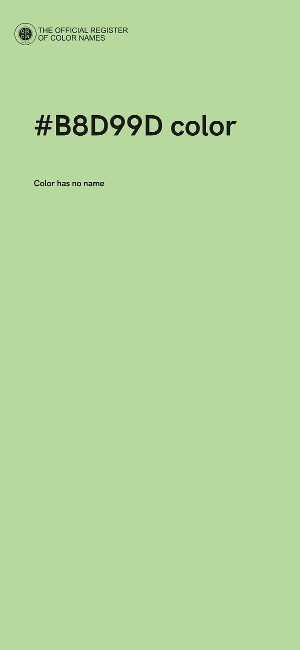 #B8D99D color image