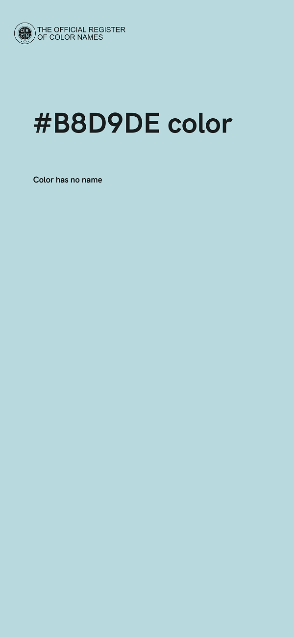 #B8D9DE color image
