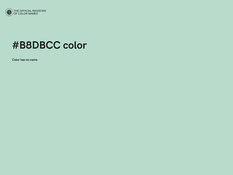 #B8DBCC color image