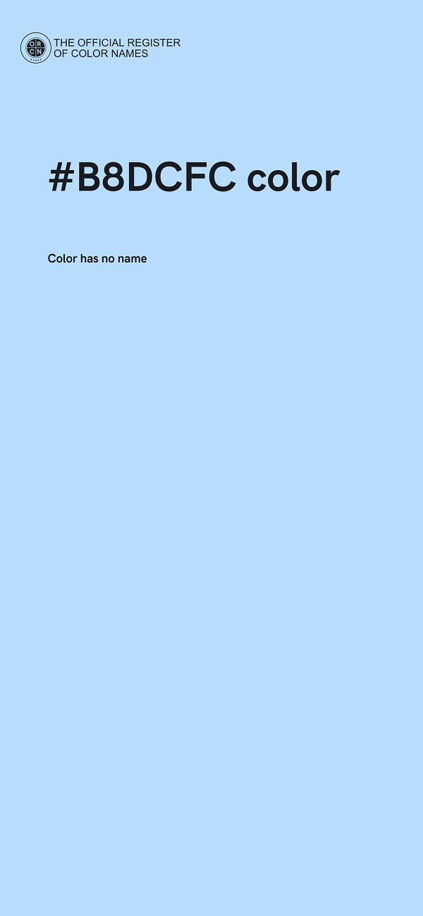 #B8DCFC color image