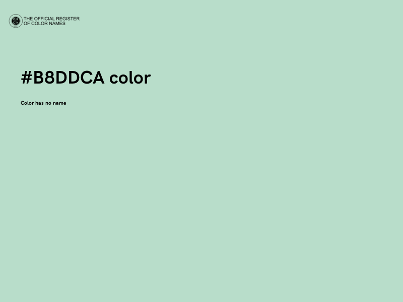 #B8DDCA color image