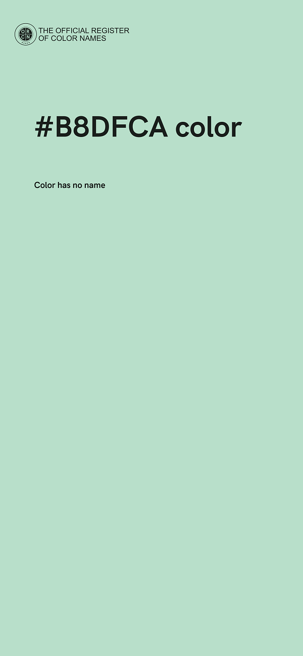 #B8DFCA color image