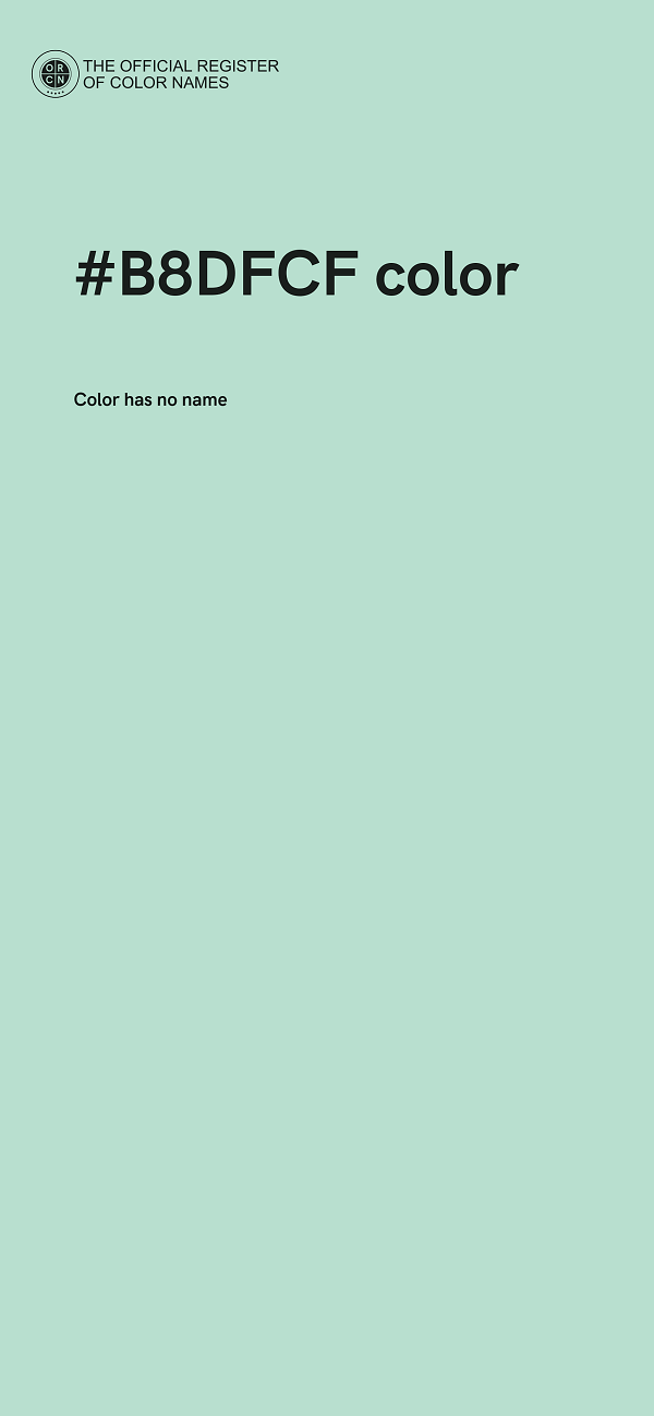 #B8DFCF color image