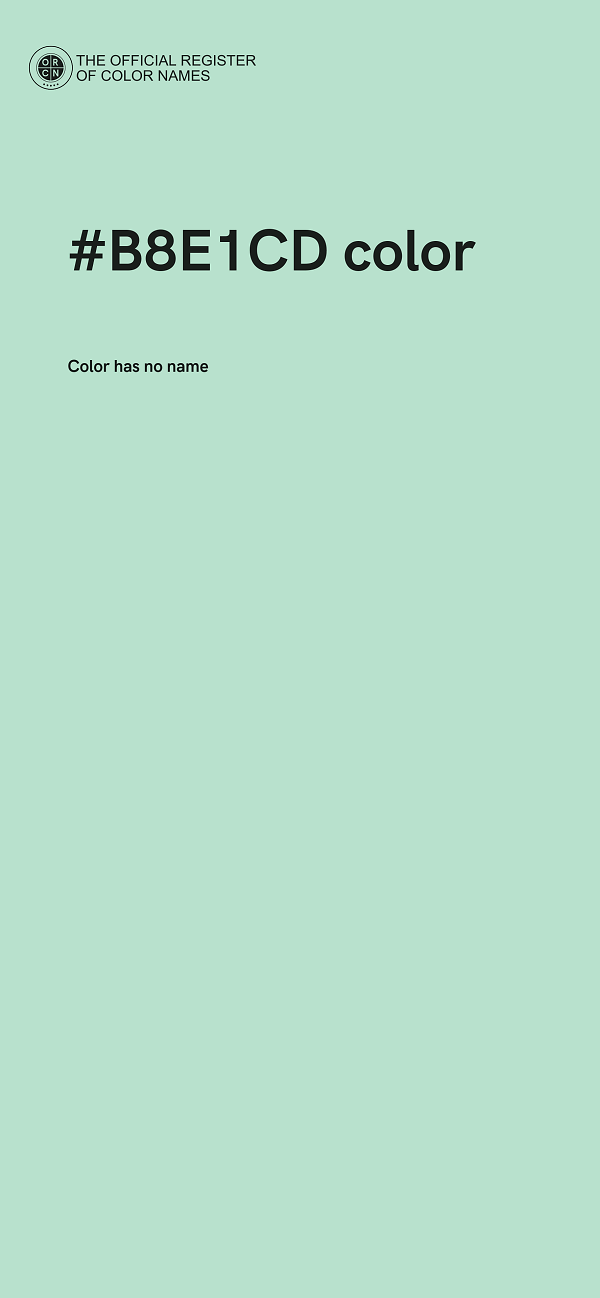 #B8E1CD color image