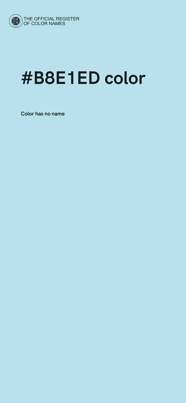 #B8E1ED color image