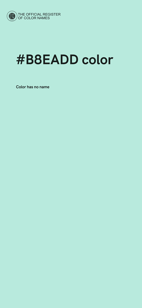 #B8EADD color image