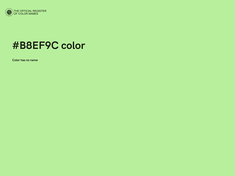 #B8EF9C color image
