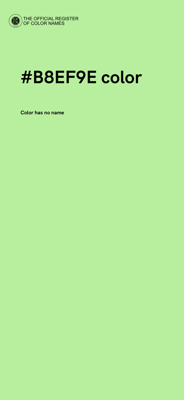 #B8EF9E color image