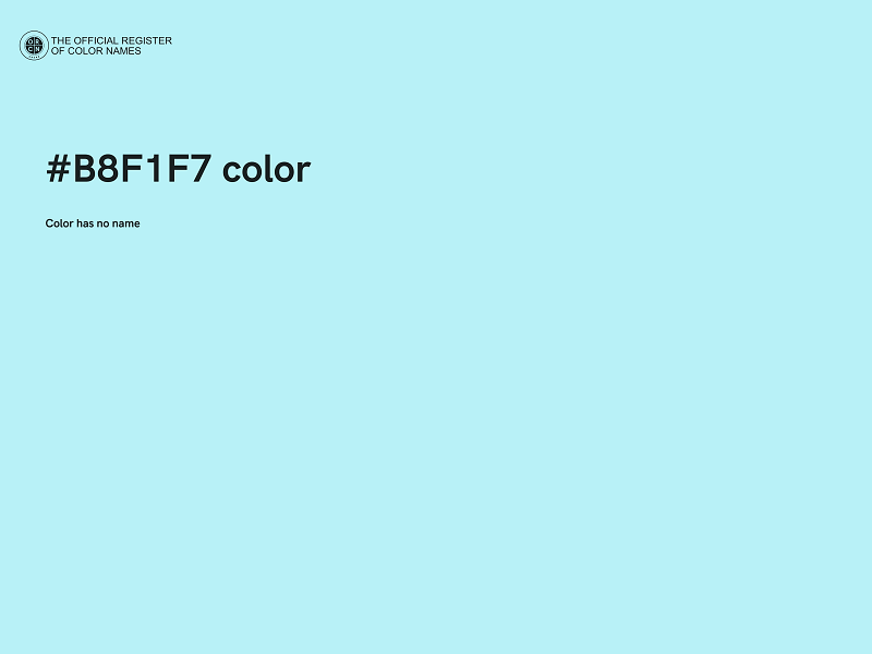 #B8F1F7 color image