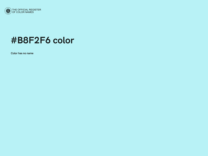 #B8F2F6 color image