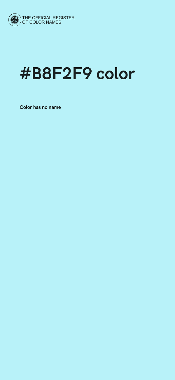 #B8F2F9 color image