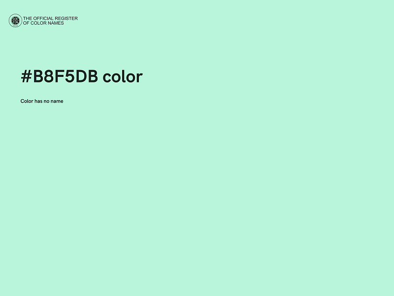 #B8F5DB color image