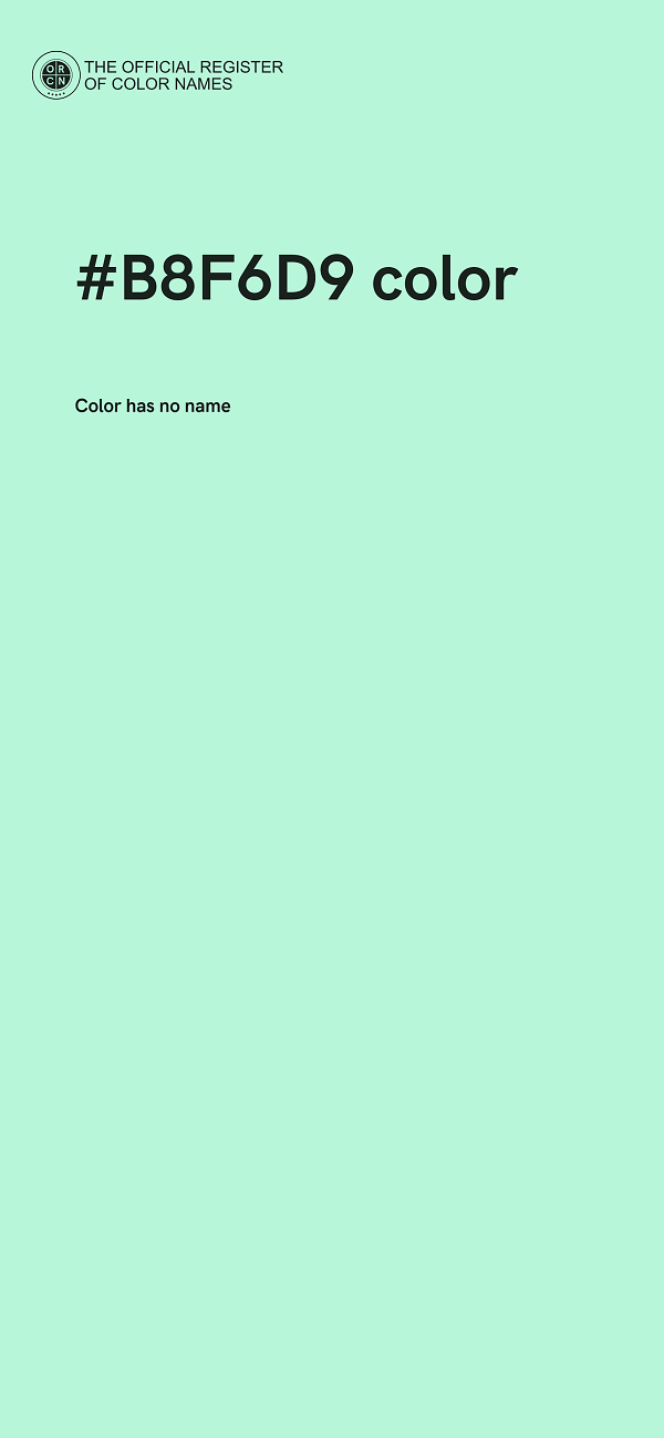 #B8F6D9 color image