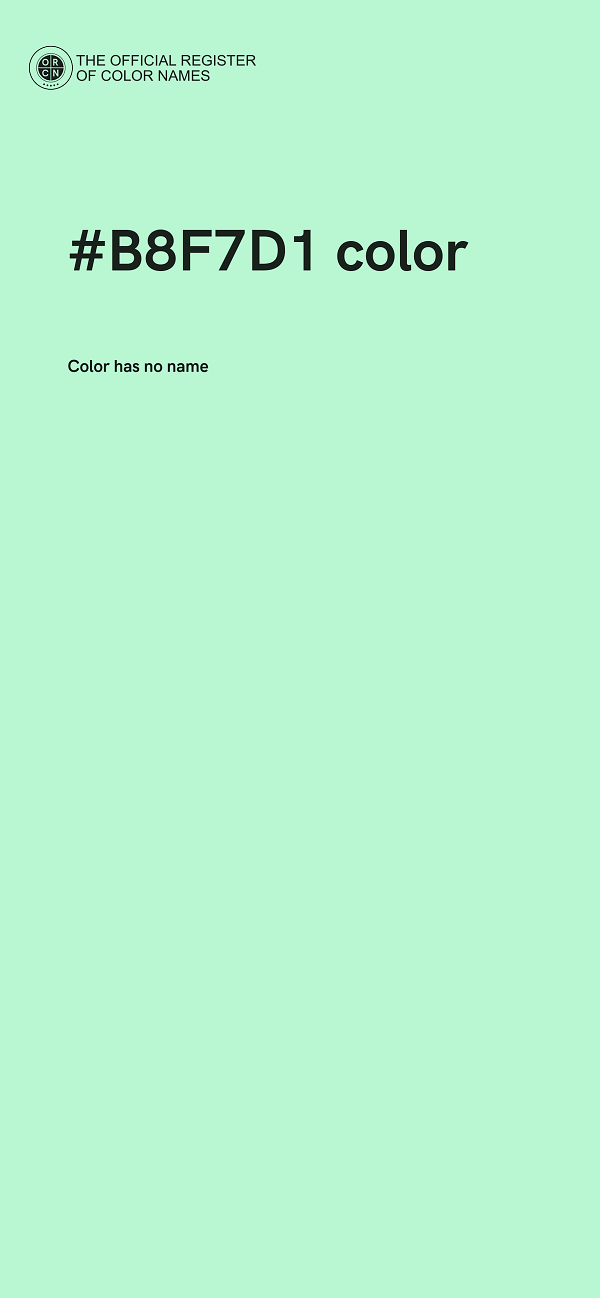 #B8F7D1 color image
