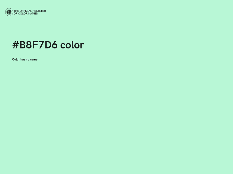 #B8F7D6 color image