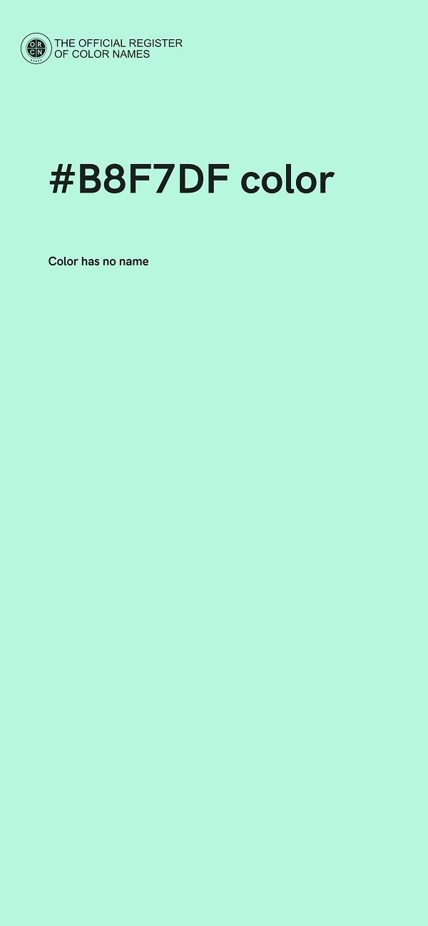#B8F7DF color image