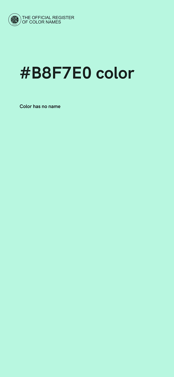 #B8F7E0 color image
