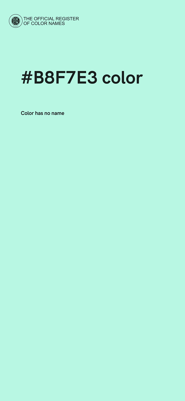 #B8F7E3 color image