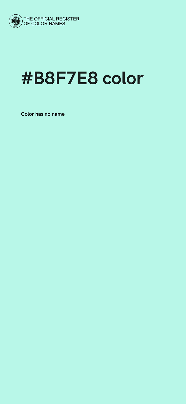#B8F7E8 color image