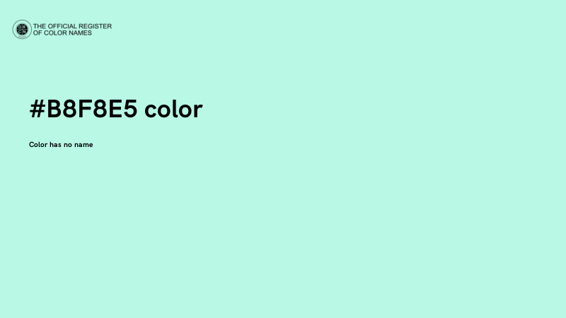 #B8F8E5 color image