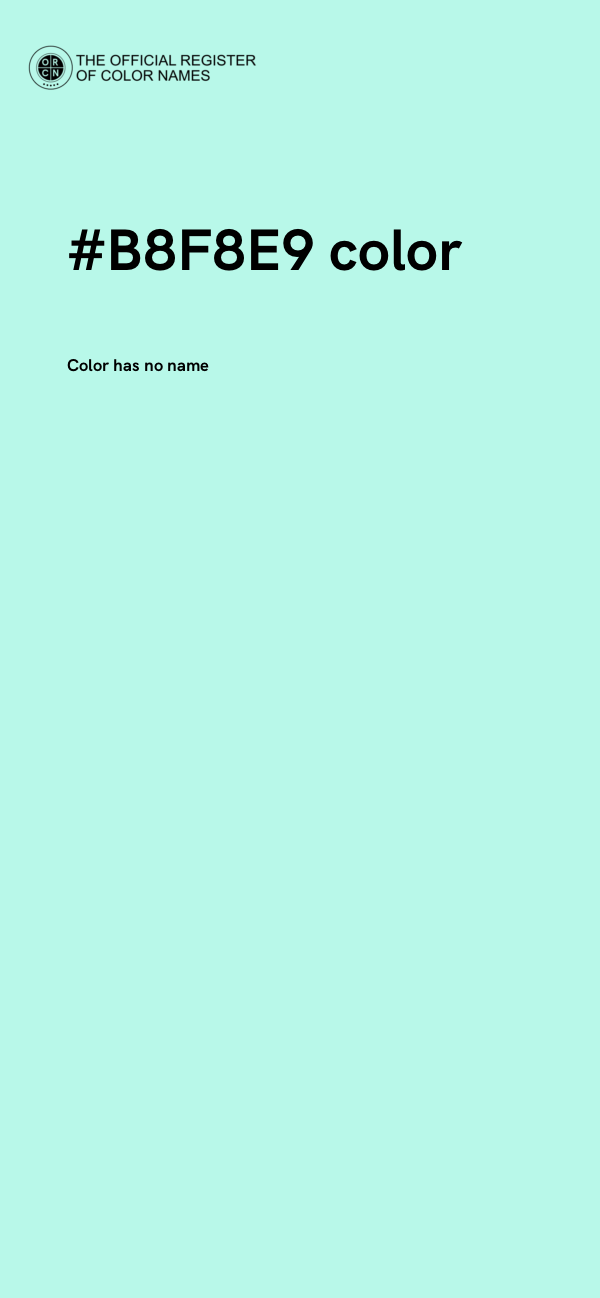#B8F8E9 color image