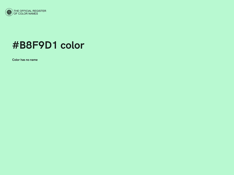 #B8F9D1 color image