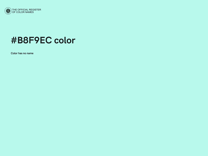 #B8F9EC color image