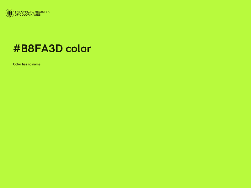 #B8FA3D color image