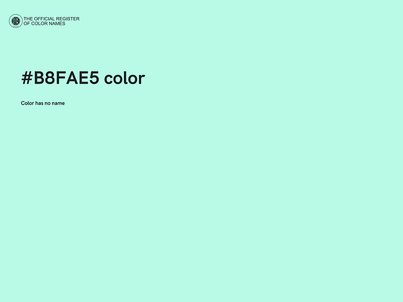 #B8FAE5 color image