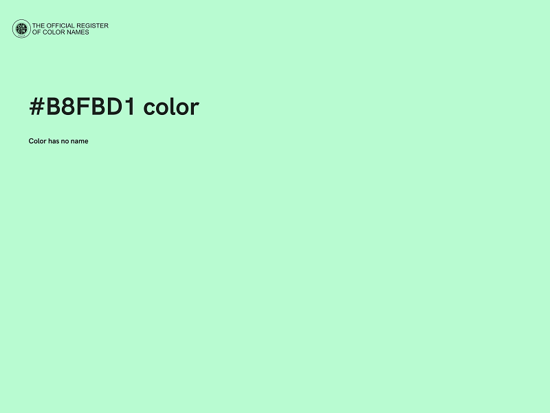 #B8FBD1 color image